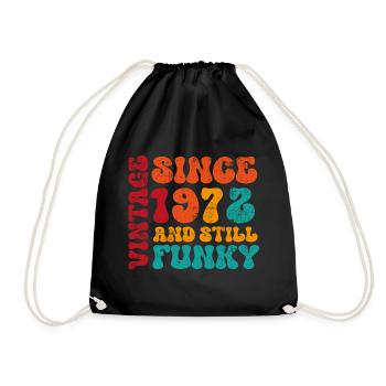 Millésime 1972 - Sac de sport léger - noir - Devant