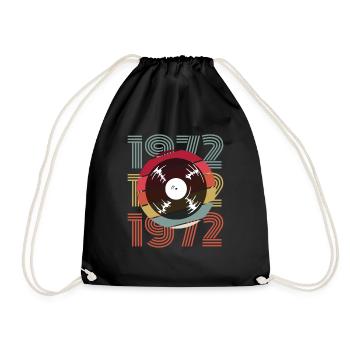 Millésime 1972 - Sac de sport léger - noir - Devant