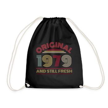 Millésime 1979 - Sac de sport léger - noir - Devant