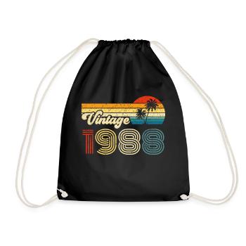 Millésime 1988 - Sac de sport léger - noir - Devant