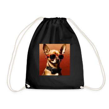 Chihuahua Cool - Chihuahua Chien - Sac de sport léger - noir - Devant