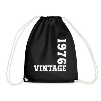 Millésime 1976 - Sac de sport léger - noir - Devant