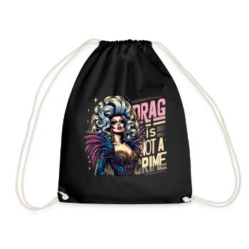 Exclusive Drag Culture and Drag Queen Inspired - Turnbeutel - Schwarz - Vorne