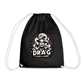 Exclusive Drag Culture and Drag Queen Inspired - Turnbeutel - Schwarz - Vorne