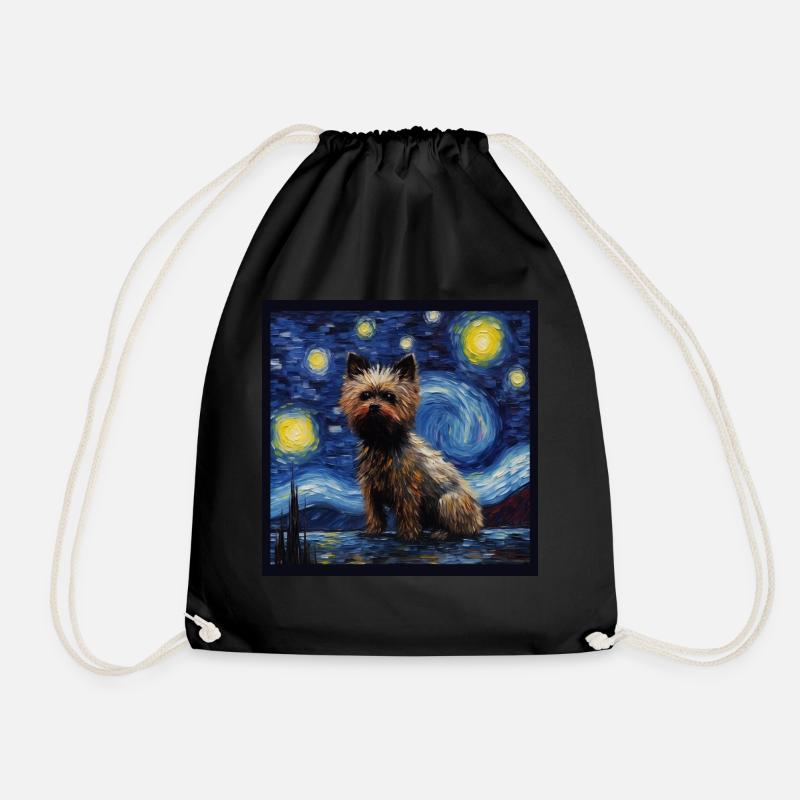 Cairn Terrier Sternennacht - Turnbeutel - Schwarz