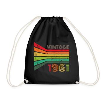 Millésime 1961 - Sac de sport léger - noir - Devant