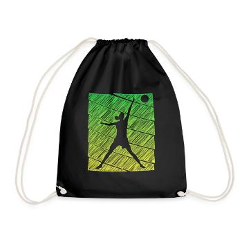 Basketteur Fille - Sac de sport léger - noir - Devant