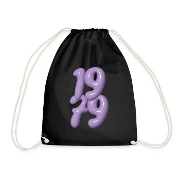 Millésime 1979 - Sac de sport léger - noir - Devant