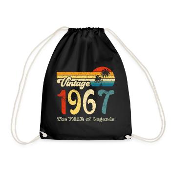 Millésime 1967 - Sac de sport léger - noir - Devant