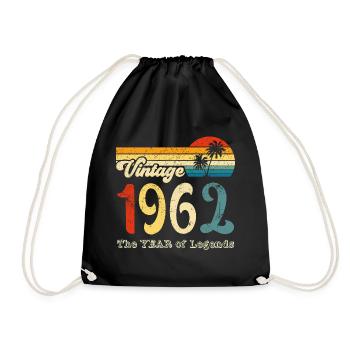 Millésime 1962 - Sac de sport léger - noir - Devant