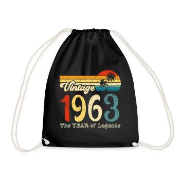 Millésime 1963 - Sac de sport léger - noir - Devant