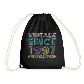 Millésime 1997 - Sac de sport léger - noir - Devant