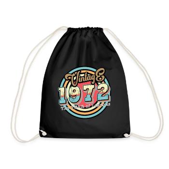 Millésime 1972 - Sac de sport léger - noir - Devant