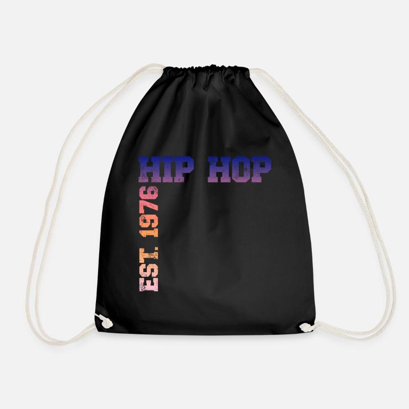 Hip Hop Est. 1976 - Turnbeutel - Schwarz