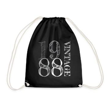 Millésime 1988 - Sac de sport léger - noir - Devant