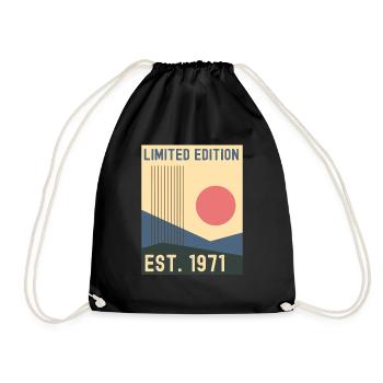Millésime 1971 - Sac de sport léger - noir - Devant