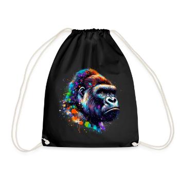 Gorille - Sac de sport léger - noir - Devant