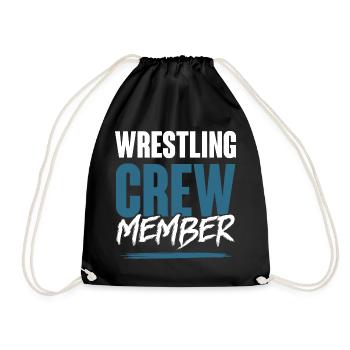 Wrestling Crew - Turnbeutel - Schwarz - Vorne