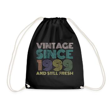 Millésime 1999 - Sac de sport léger - noir - Devant