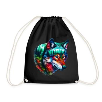Loup - Sac de sport léger - noir - Devant