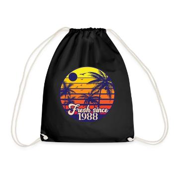 Millésime 1988 - Sac de sport léger - noir - Devant