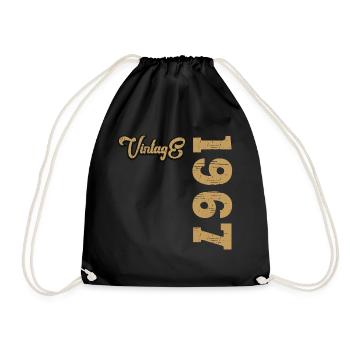 Millésime 1967 - Sac de sport léger - noir - Devant