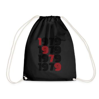 Millésime 1979 - Sac de sport léger - noir - Devant