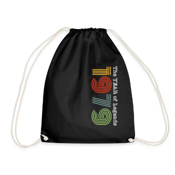 Millésime 1979 - Sac de sport léger - noir - Devant