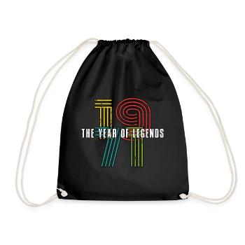 Millésime 1971 - Sac de sport léger - noir - Devant