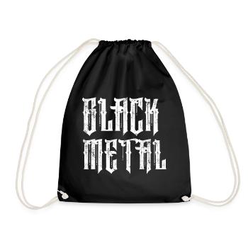 Black Metal - Turnbeutel - Schwarz - Vorne
