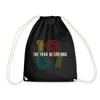 Millésime 1967 - Sac de sport léger - noir - Devant