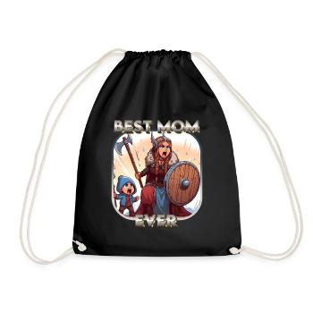 Best Mom Ever - Turnbeutel - Schwarz - Vorne