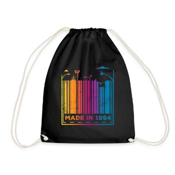 1994 Jahrgang Vintage Geburtstag Geschenk - Turnbeutel - Schwarz - Vorne