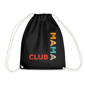 Mama Club - Turnbeutel - Schwarz - Vorne