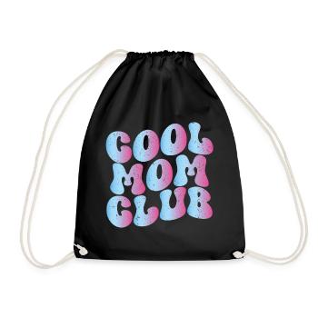Cool Mom Club - Turnbeutel - Schwarz - Vorne