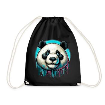 Panda - Sac de sport léger - noir - Devant