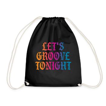 Grooveons ce soir - Sac de sport léger - noir - Devant