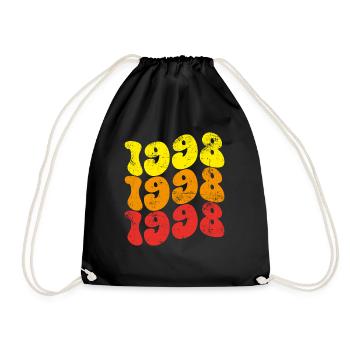 Millésime 1998 - Sac de sport léger - noir - Devant