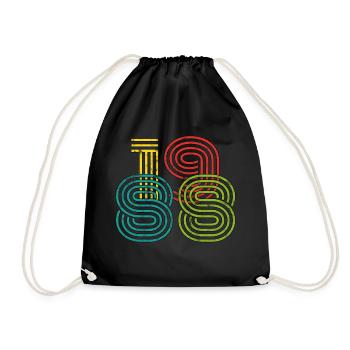 Millésime 1988 - Sac de sport léger - noir - Devant