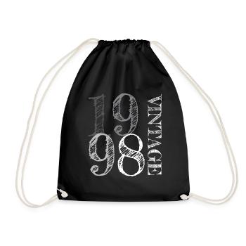 Millésime 1998 - Sac de sport léger - noir - Devant