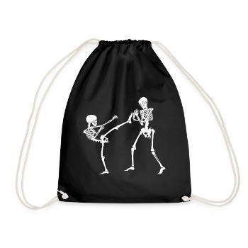 Karate Judo Jiu jitsu - Turnbeutel - Schwarz - Vorne