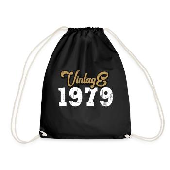Millésime 1979 - Sac de sport léger - noir - Devant