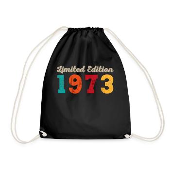 Vintage 1973 - Turnbeutel - Schwarz - Vorne