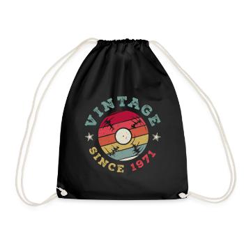 Millésime 1971 - Sac de sport léger - noir - Devant