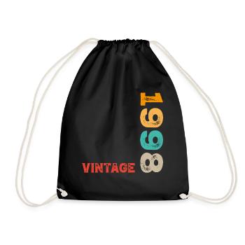 Millésime 1998 - Sac de sport léger - noir - Devant