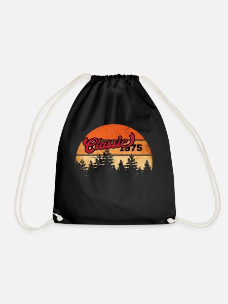 Vintage 1975 - Turnbeutel - Schwarz