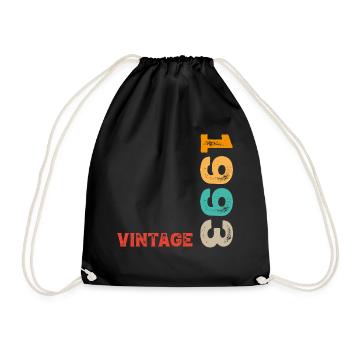 1993 31st birthday - Drawstring Bag - black - Front