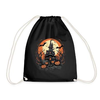 Halloween - Turnbeutel - Schwarz - Vorne