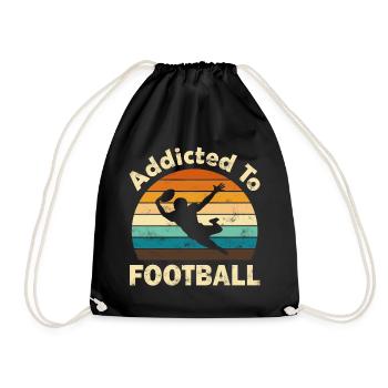 Football américain - Sac de sport léger - noir - Devant