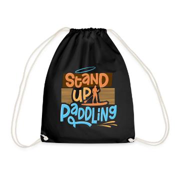Stand Up Paddling - Drawstring Bag - black - Front